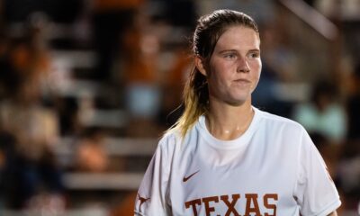 Midfielder Lexi Missimo poses while playing for the University of Texas.
